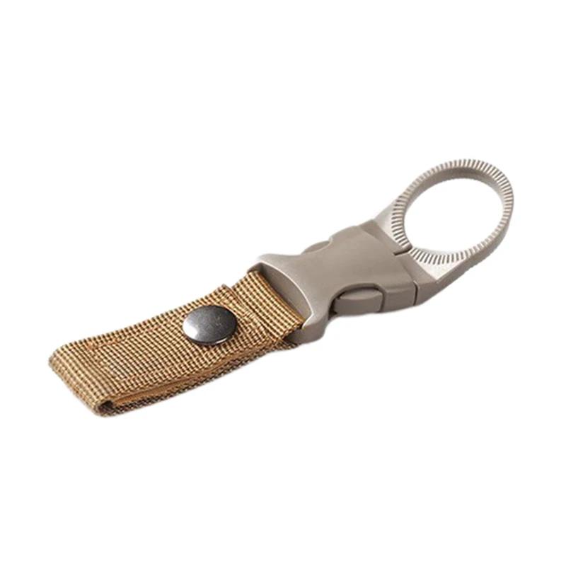Outdoor Waterbottle buckle hook Nylon Webbing Buckle Hook Climb Carabiner Belt Backpack Hanger Camp Water Bottle Holder Clip