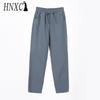 HNXC 9 Color Pure Cotton Nine Point Trousers Spring Summer Slim Straight Loose Casual Pants Women Solid Color Harem Pants