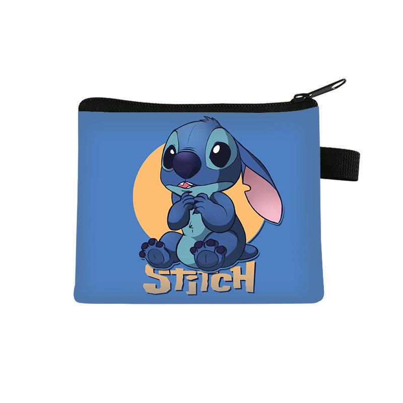 New Stitch Stitch Animation Peripheral Children'S Change Bag Portable Card Bag Coin Key Storage Bag