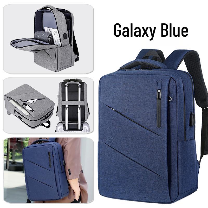 Men's Large Capacity Waterproof Business Backpack - 16.1 Inch Double Shoulder Travel Bag
