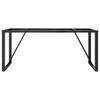 O Shape Dining Table Frame 160 x 80 x 73 cm Steel