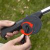 Black Hand-cranked Air Blower Barbecue Fan Mini Portable BBQ Grill Fire Bellows Picnic Camping Accessories Outdoor Hand Tools