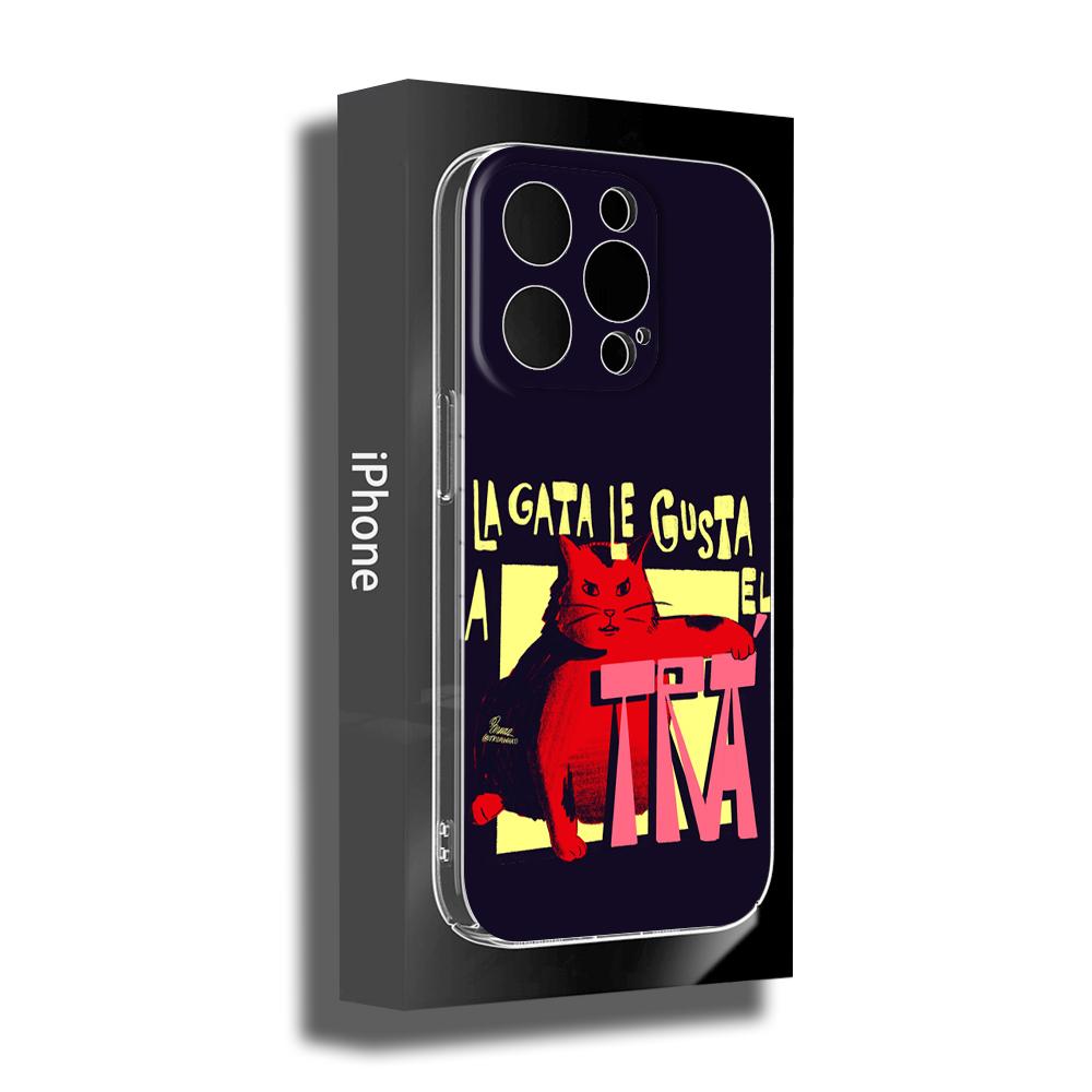 New Beckoning Tiger Phone Case 14 11 12 Pro 8 7 14 Plus 2020 X Pro 14 MAX 13 MINI XR XS Soft Cartoon Sleeping Cat Phone Covers