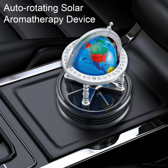 Carro Solar Globo Aromaterapia Rotativo Perfume Decoração Purificador de Ar Ecológico Liberação Eliminador de Odores Fragrância Segura