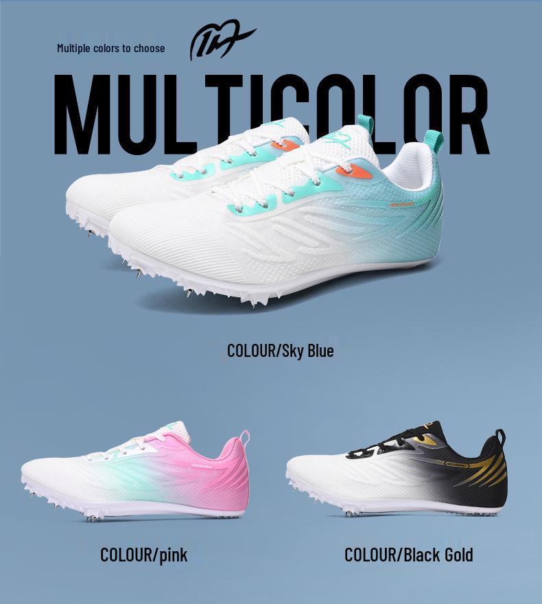 High School Track & Field Shoes for Short/Long-Distance, High Jump, Long Jump, with Spikes