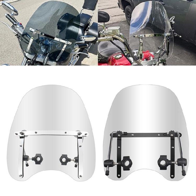 Unique Motorcycle Wind Protectors Windscreen Spoiler Retro Inspired High Durability for Outdoor Enthusiasts Bike Lovers