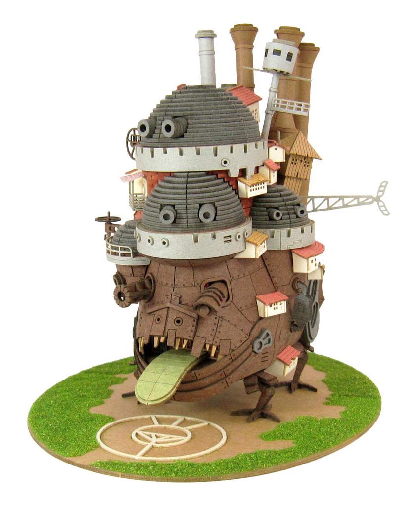 Sankei Miniature Art Kit Studio Ghibli Series Moving Castle Castle Paper Craft Howl's Howl's Non-Scale MK07-21