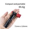 CO2 Inflator for Bike Tires with Cartridge Storage Canister for Presta & Schrader Bicycle Tire Pump No CO2 Cartridges Included