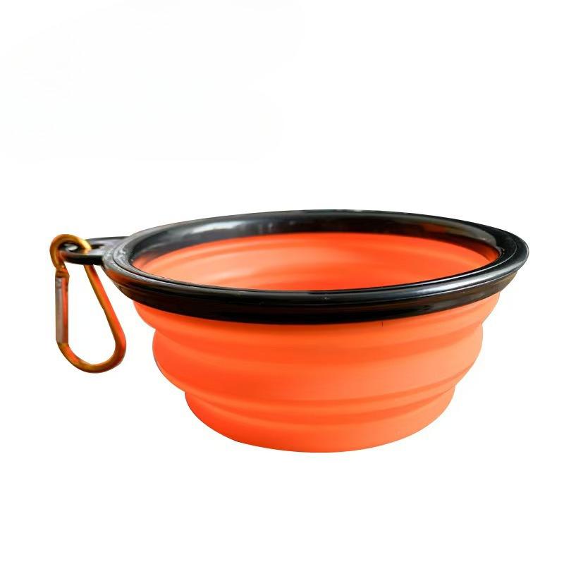 Silicone Folding Dog Bowl Portable Pet Food And Water Bowl For Cats And Dogs Travel Outdoor Camping Hiking Supplies KTY