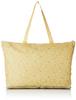 Hapitas Foldable Tote Bag Wide Variety of 406 Flower Waltz Yellow H0001, Shifre, Patterns, Compact,