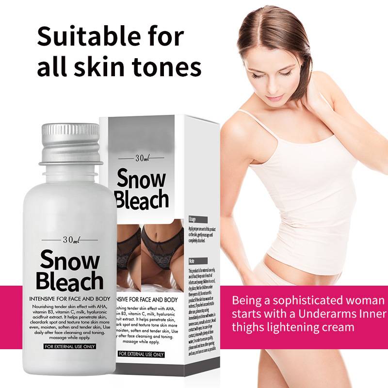 

Крем для тела Snow Bleach, отбеливающий подмышки, колени, локти, темный лосьон для тела 1pc