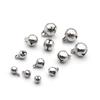 100Pcs 316L Stainless Steel Bells Gold Silver Mini Bells DIY Handcraft Jewelry Clothes Dolls Decoration Gift Sewing Accessories
