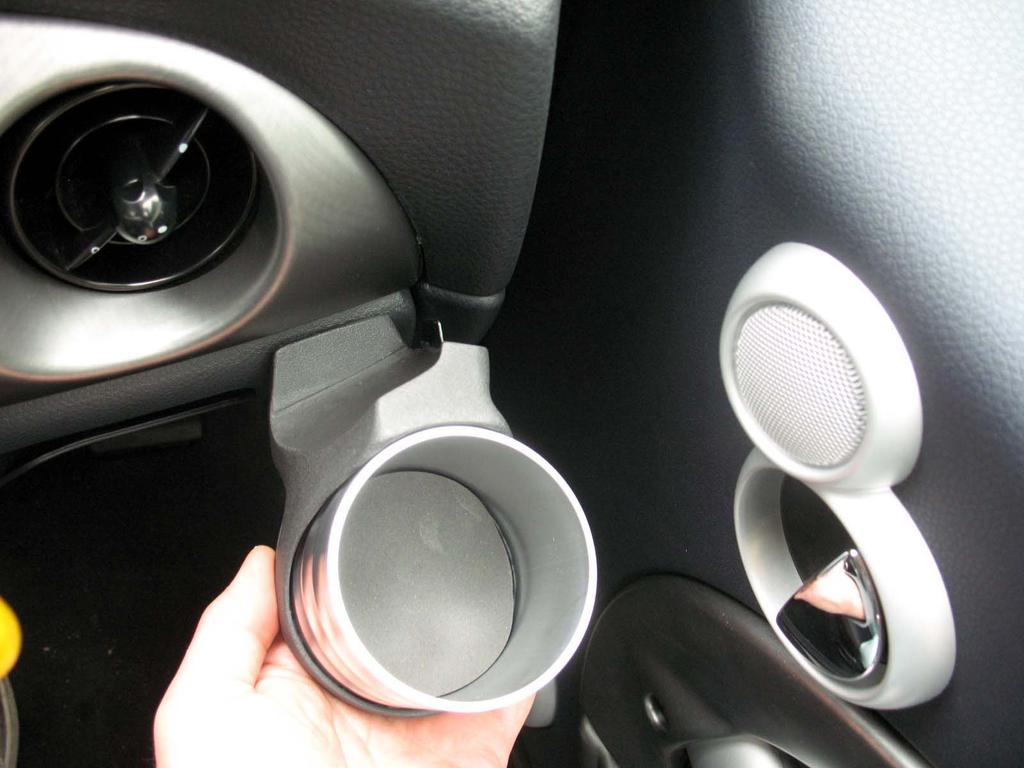 ALCABO Drink Holder, Black Cup, for BMW MINI Series R50/R52/R53 Right-Hand Drive, AL-091B