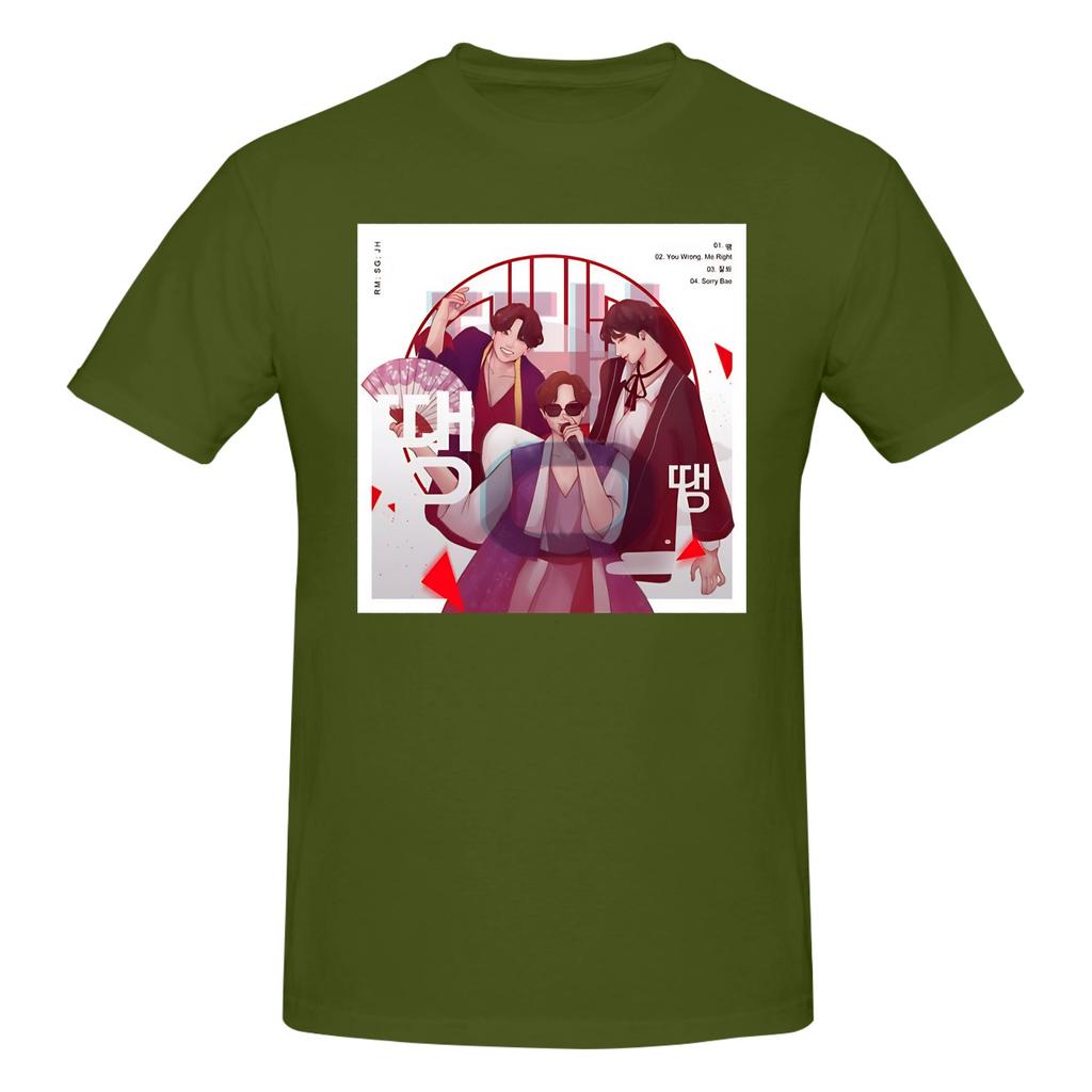 Piece Album Cover Funny Graphic Cotton TShirt Ddaeng Kpop Army Tees Tops For Unisex