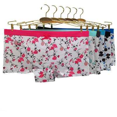Women Boxers Cotton Low Waist Boyshort Briefs Ladies Panties Knickers Underwear Lingerie Women 6 Pcs