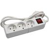 Household Unit - GAO - 3 2P+T Sockets - With Switch, NF Compliant