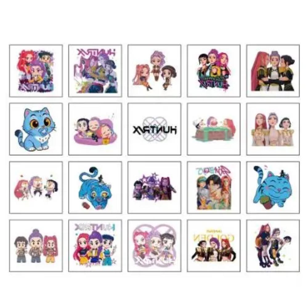 Kpop Monster Hunting Girl Group Dress up Stickers Cute Swap Stickers Handmade Creative DIY Children's Toy Stickers
