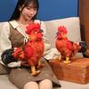 30/48cm Simulation Rooster Plush Toys Cute Game Stuffed Doll Chicken Stuffed Toy Room Decor