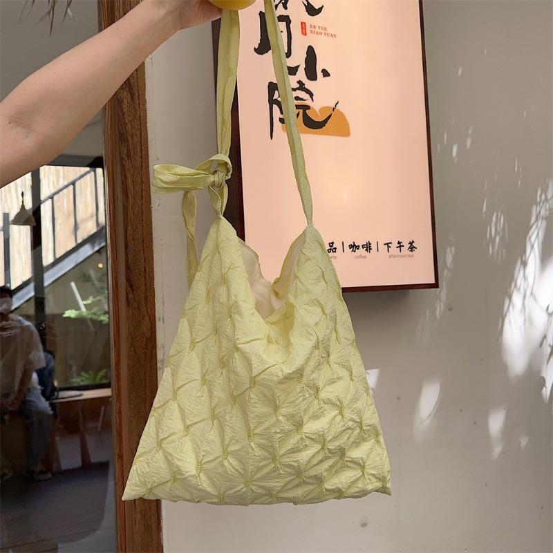 5-pleated rhombus bag women's new casual large-capacity commuter underarm bag crossbody shoulder bag women