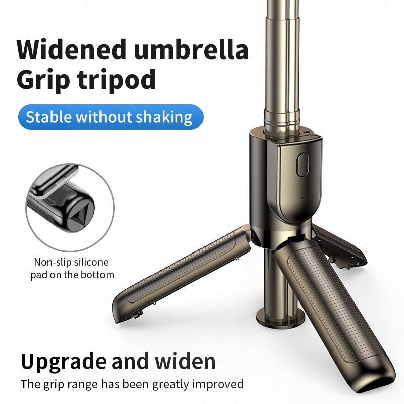 Foldable Mini Tripod Selfie Stick with for Remote Control 770mm Extended Length Portable Design