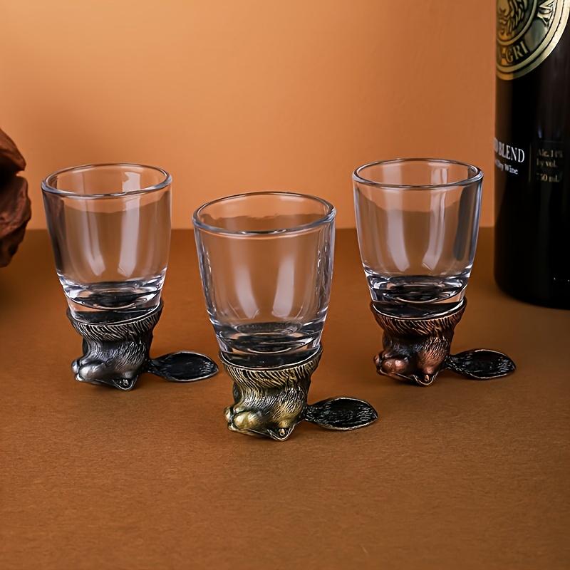 Set elegant de 12 pahare Zodiac - Vase chinezești Baijiu Multifuncționale și reutilizabile Perfect pentru cadouri