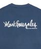 Mark Gonzales Angel Wappen Sweatshirt - D/Blue