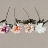 Artificial Single Dahlia Wedding Floral Material Handmade Dahlia Fake Flower For Photography Indoor Exquisite Party Prop