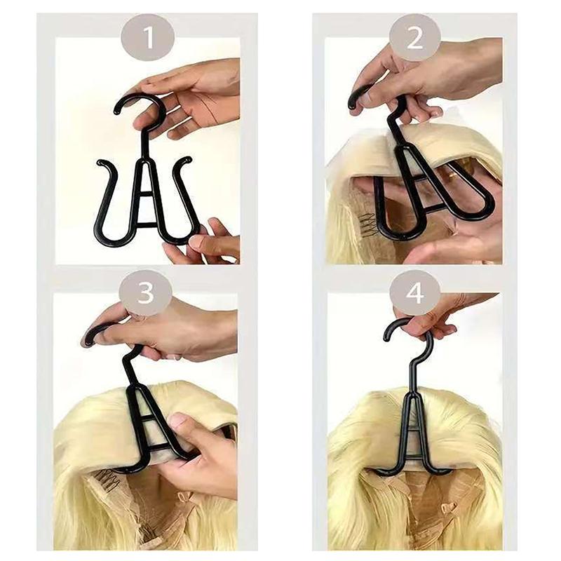 Oppbevaringspose for lange løshår Ikke-vevd Støvtett Parykkbæreposer Med Krok For Hjemmeorganisator Parykkpakkepose