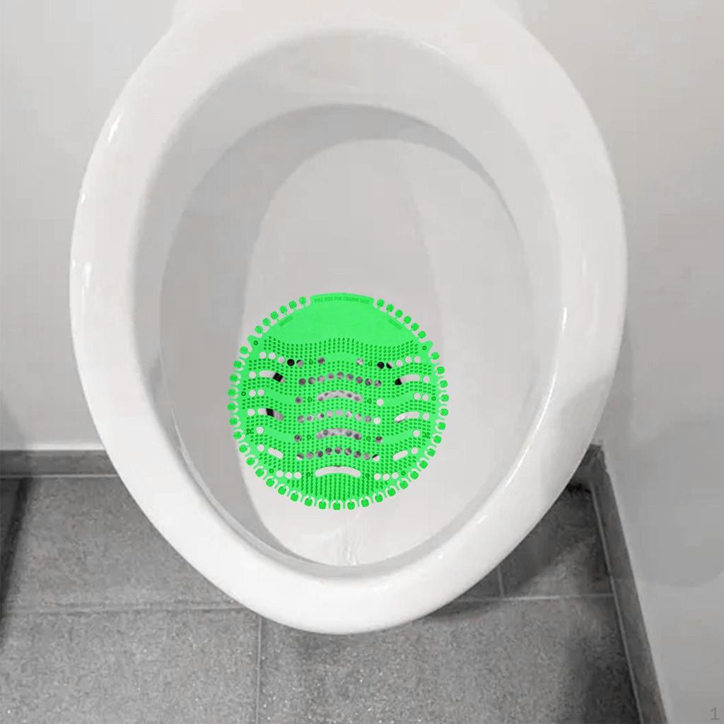 Tappetino deodorante anti-schizzi per schermo orinatoio, deodorante profumato per ufficio, ristorante e bar.