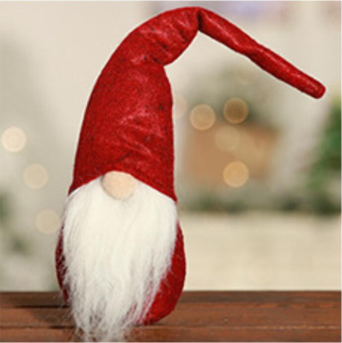 Cute Christmas Innovative Covered Face Old Man Series Doll Ornaments Plush Toy