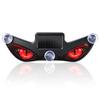 Dynamic Flashing Vehicle Window LED Warning Light with Solar and USB Rechargeable Power, Suction Cup Accent Lamp for Daily Driving