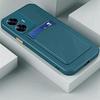 Luxury Soft Silicone Wallet Case For OPPO Reno 13 14 Pro 14F 5G Reno14 F Reno13 Card Holder Slot Back Cover
