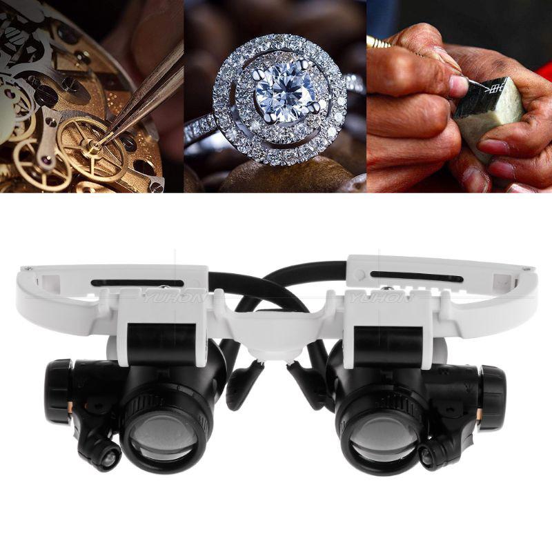 

Double Slot Lighted Magnifying Glass Magnifying Glasses Repair Tools for Modelling Repairing Sewing Soldering 175 x 155 x 55cm