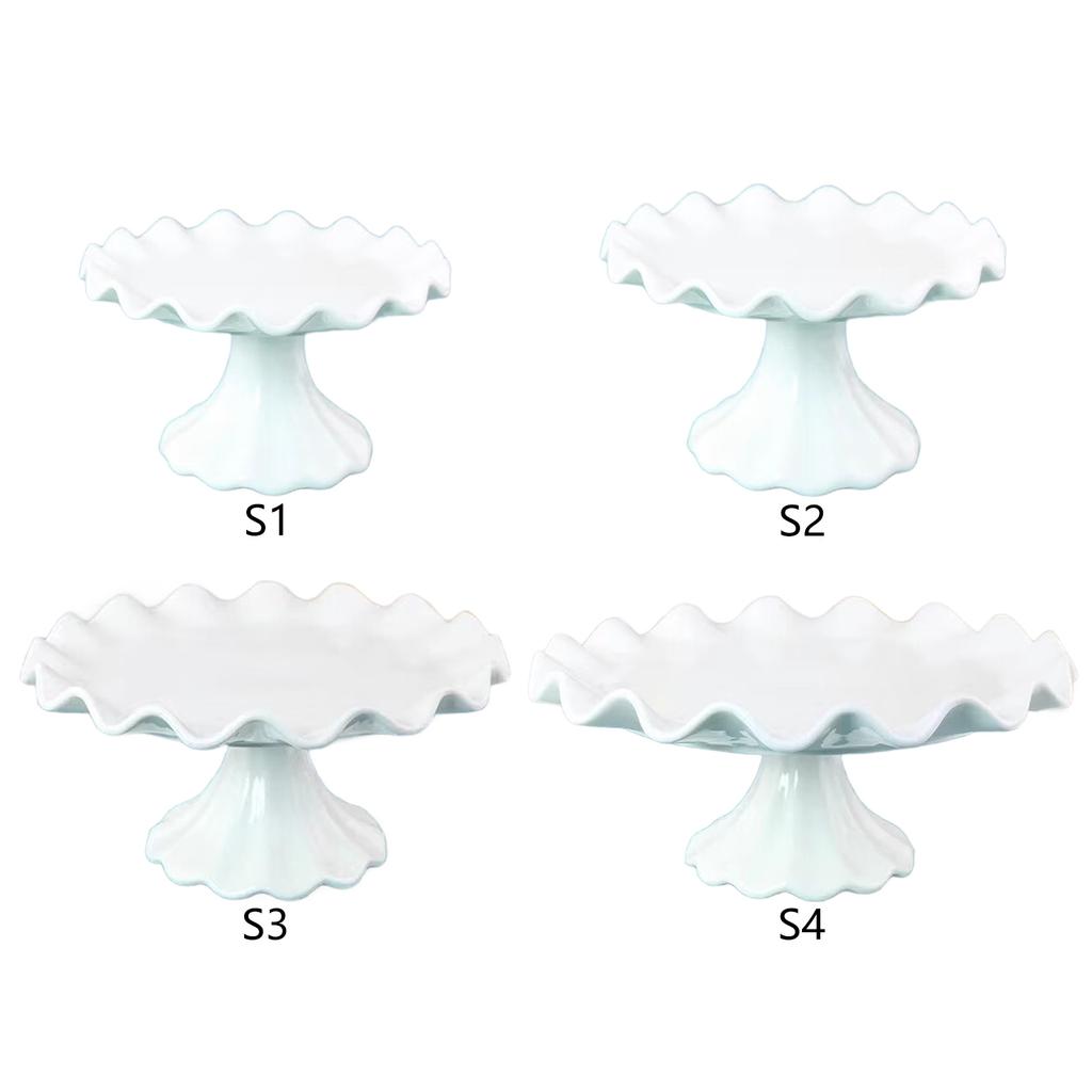 High Quality Ceramic Dessert Tray Elegant Ceramic Cake Stand Display Holder For Desserts And Pastries At Parties