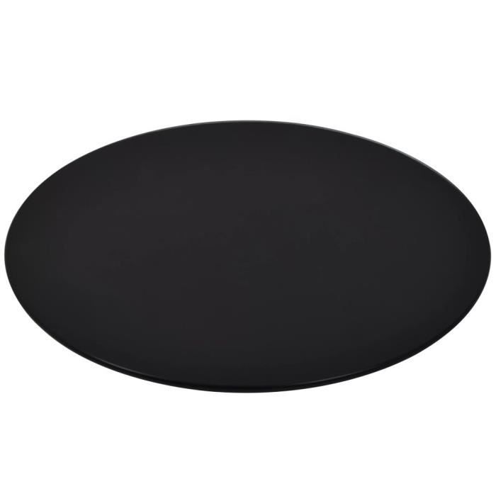Table de jardin - VIDAXL - Dessus de table rond en verre trempé - Diamètre 400mm - Épaisseur 8mm