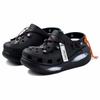 Crocs Urban Heavy Classic Crush Banished Cool Trend Guardian Pendant Hole Shoes Unisex Black Orange Green