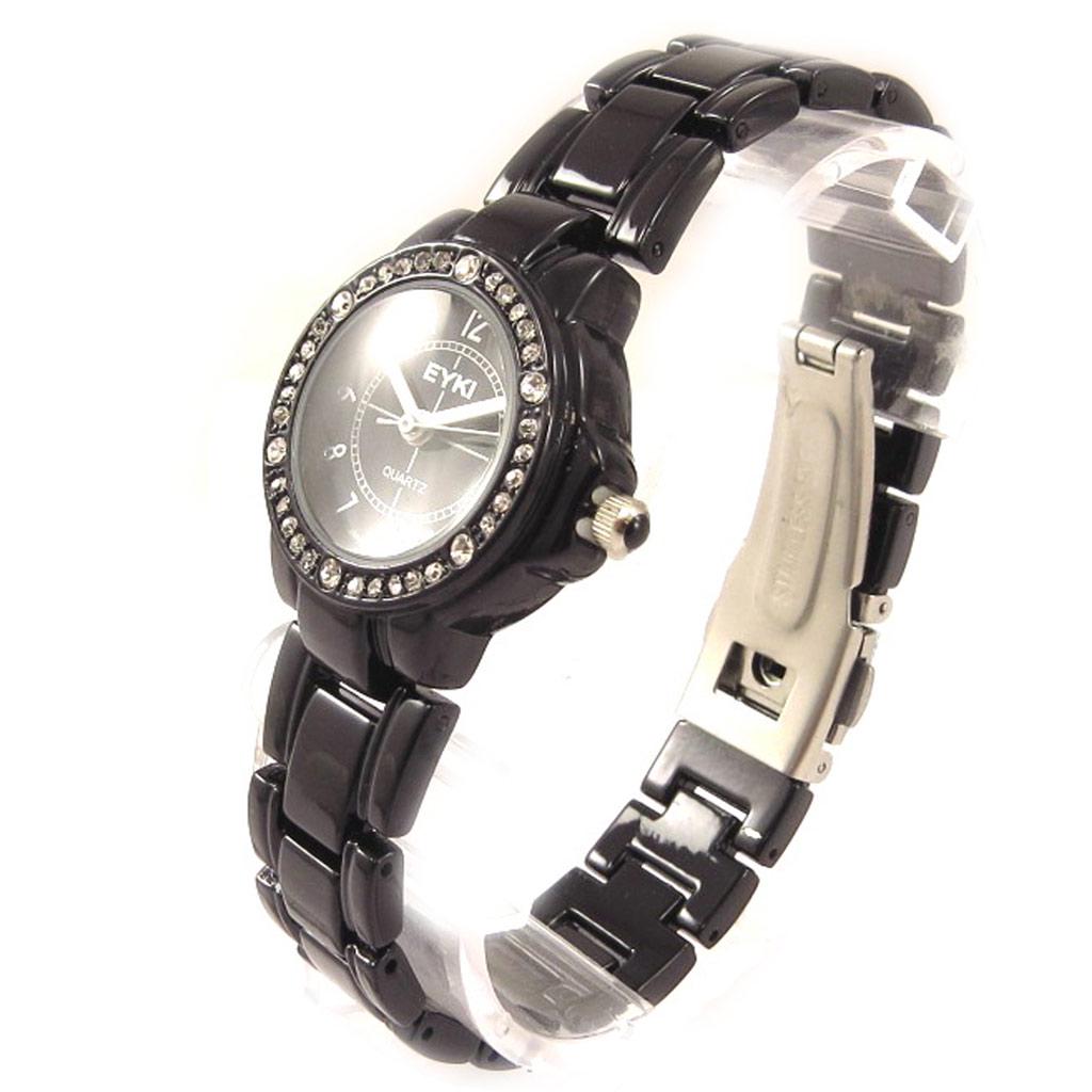 Les Trésors De Lily [C6111] - Montre Design 'Absolu' Noir