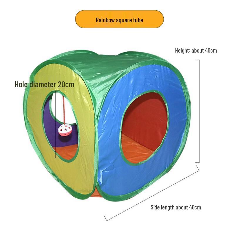 OEINGOEING Interactive Cat Tunnel Toy