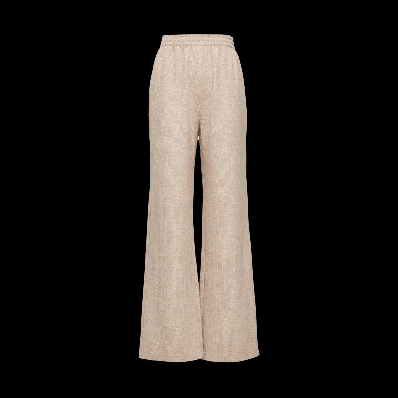 Women's Elegant High-Waist Straight-Leg Winter Trousers