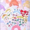 1PCS Makeup Change Stickers Children and Girls Love Beautiful Princesses Change Dressing Stickers Makeup Show Stickers This Book