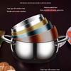 Sule 304 Stainless Steel Multi-Function Soup Pot with Lid
