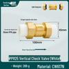 6/4 PPR Hot Melt Full Copper Check Valve, Horizontal/Vertical, 1-Inch Double Union, One-Way Tap Water Pipe Valve.