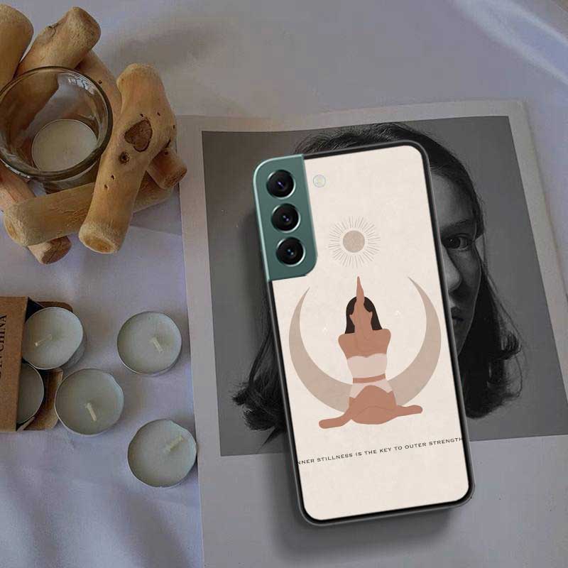 Hot Sell Yoga Namaste Phone Case For Samsung A15 A25 A35 A55 Galaxy A70S A50S A30S A30 A40 A71 A51 A41 A31 A21 A11 A01 A20S A10S