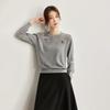 Women's Wool Blend Embroidered Knit Sweater