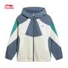 Li-Ning Kids' Waterproof Color-Block Windbreaker Jacket