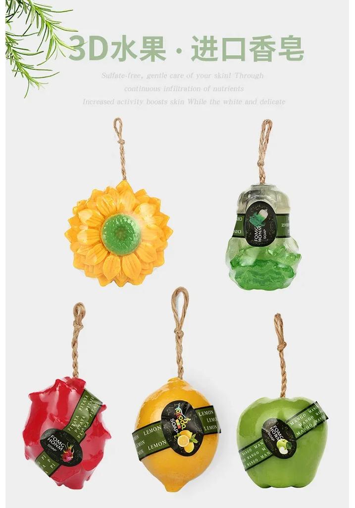 Thailand Fruit Essential Oil Children's Bath Soap Fruit Imitation Soap Mango Sunflower Banana Vegetable Soap