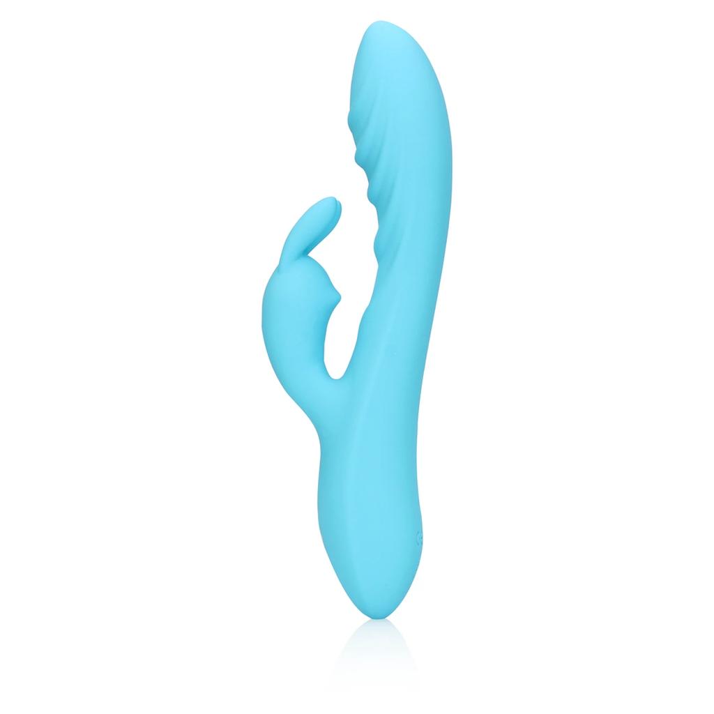 Loveline - Ultra Smooth Silicone Bunny Vibrator - Glacial Blue