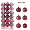 24/36Pcs Christmas Balls 4CM Ball Christmas Tree Pendant Ornaments for Home Party Decor 2025 New Year Navidad Gifts Accessories