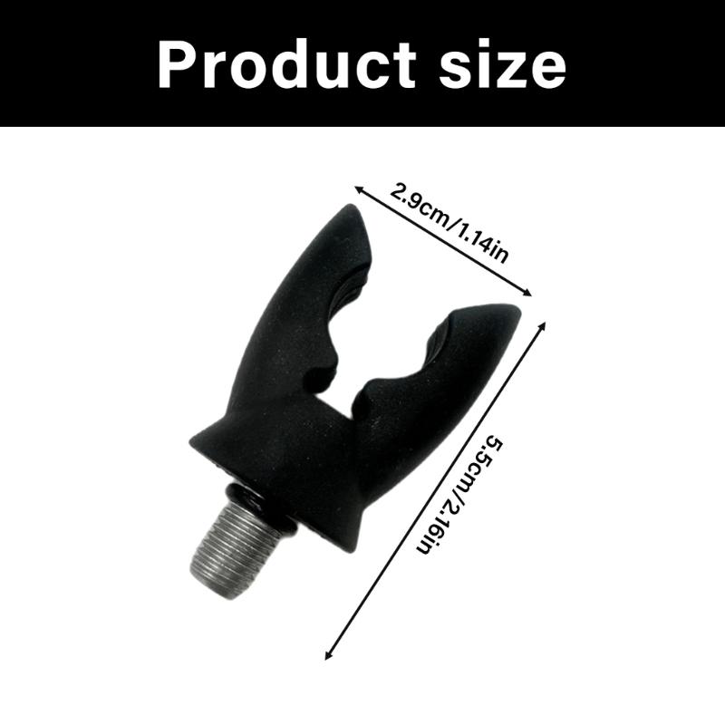 Fishing Rod Gripper Rest Head Fishing Accessories Universal Silicone Poles Holder Gripper Rest Holder Thread