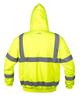 Warning Work Jacket, Lightly Insulated, Bomber Jacket, Yellow, Size Xxl